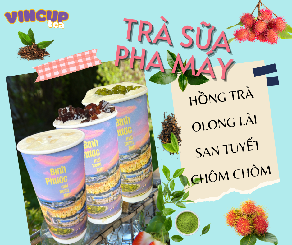 Trà sữa pha máy